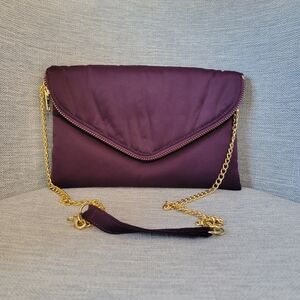J. Crew Purple Convertible Shoulder or Clutch/Evening Bag